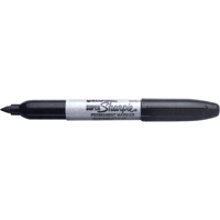 Marqueurs permanents - Super, Noir, Pointe Fin - Sharpie 33001