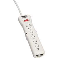 Limiteurs de surtension Protect-It, 7 Prises, 2470 J, 1800 W, Cordon 7' - Tripp Lite SUPER7TEL