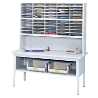 E-z Sort&reg; Mailroom Furniture-Sorter Modules - Safco 7751GR