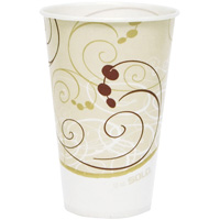 Disposable Cups, Paper, 12 oz., Multi-Colour - Dart R12N-J8000