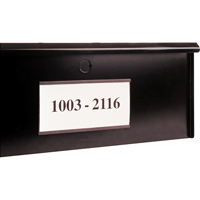 Magnetic Card Holders, Magnetic, 8" L x 2" W - Aigner Label Holder MC208
