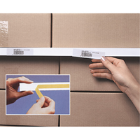 Slip Strip Label Holding System, Self-Adhesive, 48" L x 1-1/4" W - Aigner Label Holder 481256