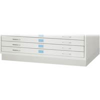 Base ferm&eacute;e de classeur pour classement &agrave; plat Facil - Safco 4973LG