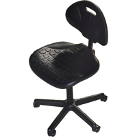 Si&egrave;ges ergonomiques robustes, Polyur&eacute;thane, Noir, Capacit&eacute; 250 lb - Mur-Van C1401-CC-TP