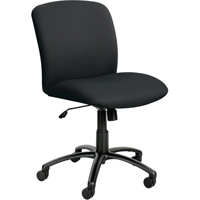 Chaises Uber pour gens grands & costauds, Nylon, Noir, Capacit&eacute; 500 lb - Safco 3491BL