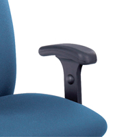 Accoudoirs coussin&eacute;s en T pour chaises pour gens grands et costauds Uber - Safco 3496BL
