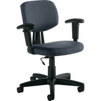 Chaise de travail, Tissu, Charbon - Offices To Go MVL1617 QL11 BLK