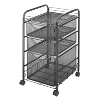 Chariot classeur Onyx - Safco 5213BL