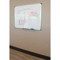 White Board, Non-Magnetic, 36" W x 24" H - KLETON 