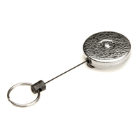 Original Self Retracting Reels #485-HDK, Chrome, 48" Cable, Belt Clip Attachment - Key-Bak 0485-821