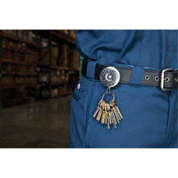 Original Self Retracting Reels #485-HDK, Chrome, 48" Cable, Belt Clip Attachment - Key-Bak 0485-821
