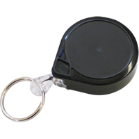 Retractable Mini-Bak&reg; Key Rings, Plastic, 36" Cable, Belt Clip Attachment - Key-Bak 0050-005