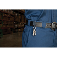 Retractable Mini-Bak&reg; Key Rings, Plastic, 36" Cable, Belt Clip Attachment - Key-Bak 0050-005