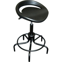 Tabouret surdimensionn&eacute; de s&eacute;rie 6000, Stationnaire, Ajustable Hauteur, Capacit&eacute; 250 lb - Mur-Van C6585-1600