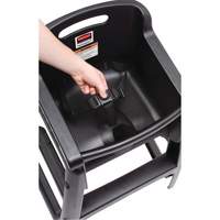 Chaise haute avec roues - Rubbermaid FG780508BLA