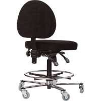 Si&egrave;ges ergonomiques pour le soudage TF180, Su&egrave;de, Noir, Capacit&eacute; 300 lb - Synetik TF180102