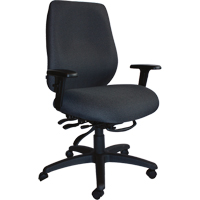 Chaises ergonomiques robustes Cierra , Tissu, Noir, Capacit&eacute; 400 lb - Horizon Seating 690-01HDSS-WAAT-PX901