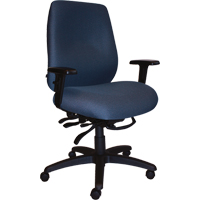 Chaises ergonomiques robustes Cierra , Tissu, Bleu, Capacit&eacute; 400 lb - Horizon Seating 690-01HDSS-WAAT-PX435