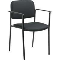 Stacking Chairs, Fabric, 32" High, 300 lbs. Capacity, Charcoal - Offices To Go MVL2747 JN11 BLK