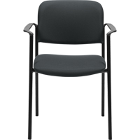 Stacking Chairs, Fabric, 32" High, 300 lbs. Capacity, Charcoal - Offices To Go MVL2747 JN11 BLK