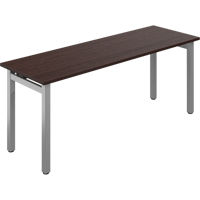 Ionic Desk Tables, 72" W x 29" H, Dark Brown - Offices To Go ML7230DWL DES TN