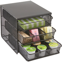 Onyx Triple Drawer Hospitality Organizer - Safco 3275BL