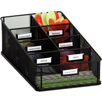 Onyx Condiment Carton Organizer - Safco 3291BL