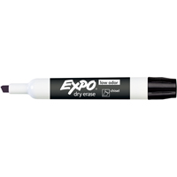 Expo&reg; Whiteboard Marker - Black, Black, Chisel Tip - Expo 80001A