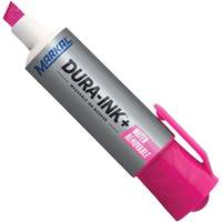 Dura-Ink&reg; WashAway Ink Marker, Pink, Chisel Tip - Markal 096301