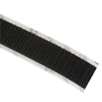 Ruban d'attaches, Crochet, 25 vg x 3/4", Adh&eacute;sif, Noir - Velcro Companies 158501