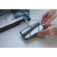 Organisateur de bureau avec alimentation USB Onyx - Safco 3231BL