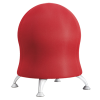 Chaise sph&eacute;rique Zenergy, Tissu, Rouge, Capacit&eacute; 250 lb - Safco 4750CI