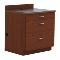 Armoire modulaire de base, 3 tiroirs, 36" la x 25" p x 39" h, Acajou - Safco 1703MH