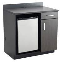 Armoire modulaire, M&eacute;lamine, 39" h x 36" la x 25" P, Nuit d'Asie/noir - Safco 1705AN