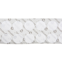 Attaches en jeton, Boucle et crochet, 3/4" dia., Adh&eacute;sif, Blanc - Velcro Companies 91824