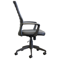 Activ A-128 Office Chair, Polyurethane, Black, 275 lbs. Capacity - Horizon Seating A-128