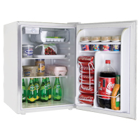 Compact Refrigerator, 25" H x 17-1/2" W x 19-3/10" D, 2.6 cu. ft. Capacity - Royal Sovereign RMF-70W