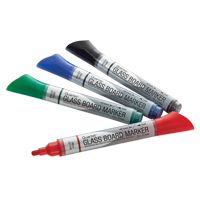 Premium Glass Dry-Erase Markers, Assorted, Bullet Tip - Quartet 79552-A