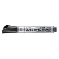 Premium Glass Dry-Erase Markers, Black, Bullet Tip - Quartet Z79553