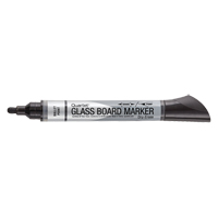 Premium Glass Dry-Erase Markers, Black, Bullet Tip - Quartet Z79553