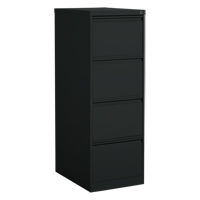 Classeur vertical, Acier, 4 tiroirs, 18-1/7" la x 25" p x 52" h, Noir - Offices To Go MVL25451 BLK