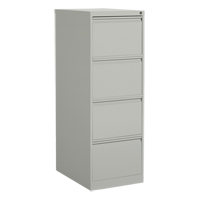 Classeur vertical, Acier, 4 tiroirs, 18-1/7" la x 25" p x 52" h, Gris - Offices To Go MVL25451 GRY