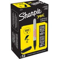 Marqueur permanent Pro, Noir, Pointe Fin - Sharpie 739011