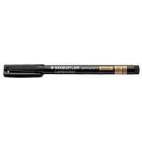 Marqueur permanent Lumocolor, Noir, Pointe Fin - Staedtler 699629