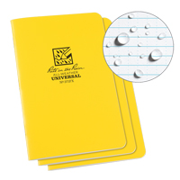 Carnet tout temps, Couverture souple, Jaune, 48 Pages, 4-5/8" , 7" - Rite In The Rain 371FX