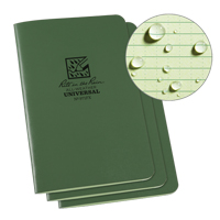 Notebook, Soft Cover, Green, 48 Pages, 4-5/8" W x 7" L - Rite In The Rain 971FX