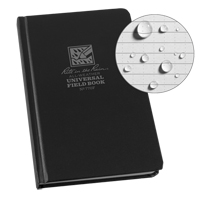 Livre reli&eacute;, Couverture rigide, Noir, 160 Pages, 4-5/8" , 7-1/4" - Rite In The Rain 770F