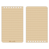 Carnet de notes de poche &agrave; spirale, Couverture souple, Havane, 100 Pages, 3" , 5" - Rite In The Rain 935T