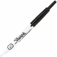 Marqueur permanent r&eacute;tractable, Noir, Pointe Ultra fin - Sharpie 1735790