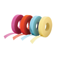 Ruban pour gestion des c&acirc;bles One-Wrap, Boucle et crochet, 25 vg x 3/4", Auto-aggripant, Orange - Velcro Companies 176067